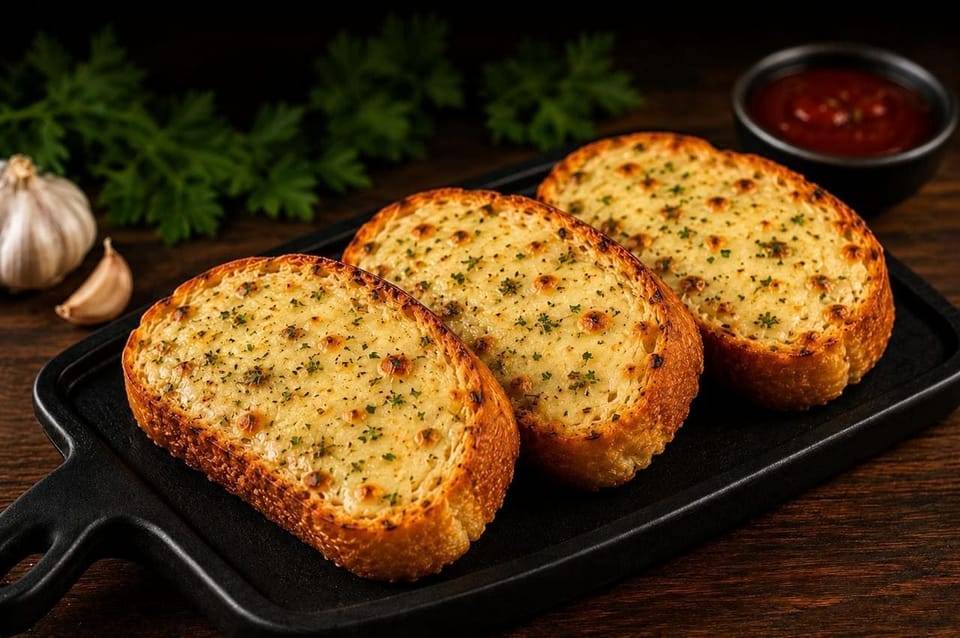 Cheese Garlic Bread from Crave Continental