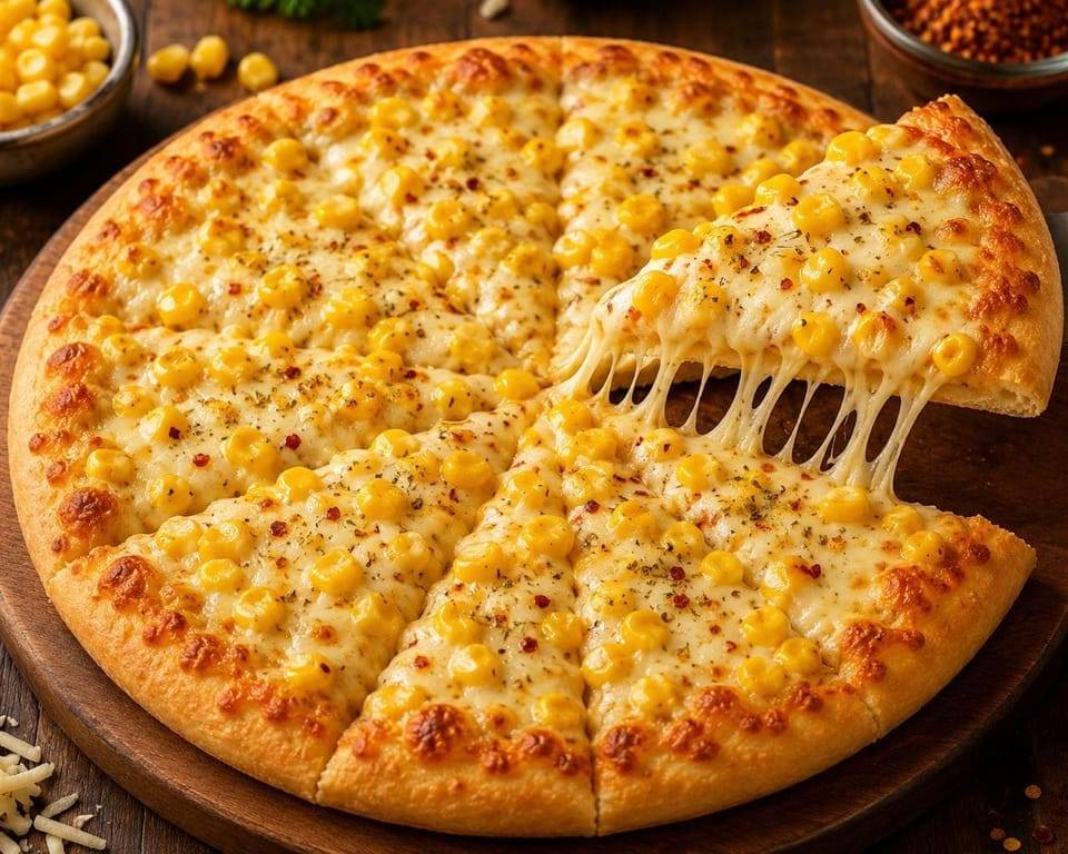 Cheesy Corn Delight Pizza from Crave Continental