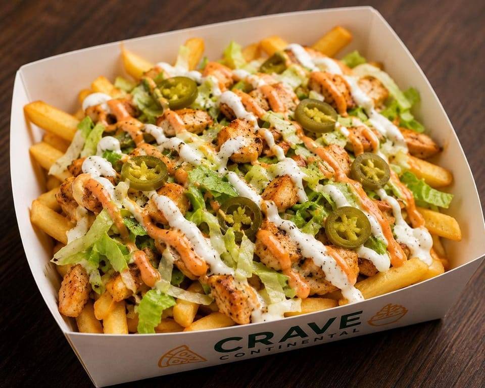 Chicken Loaded French Fries from Crave Continental
