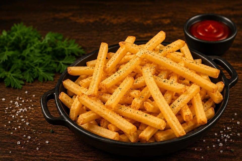Salted French Fries from Crave Continental