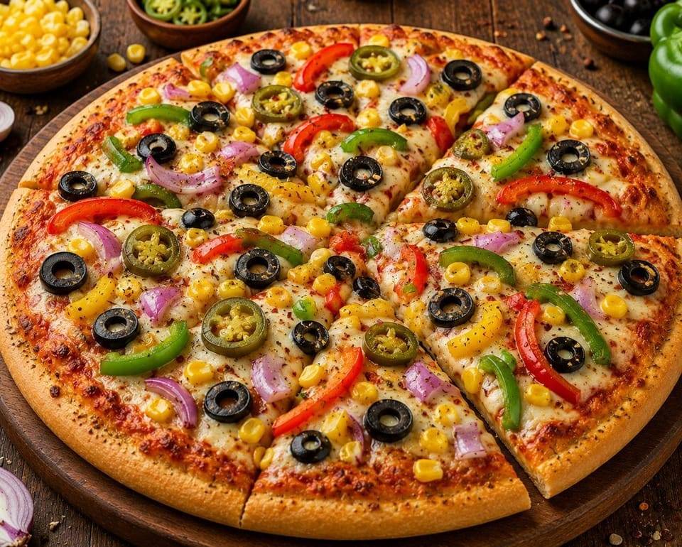 Veg Overload Pizza (12 Inch) from Crave Continental
